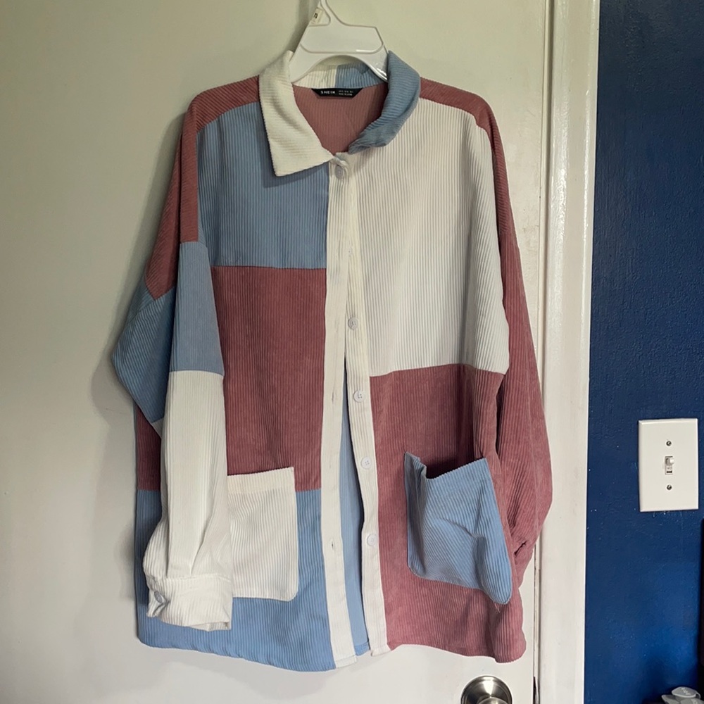 Colorful button up
